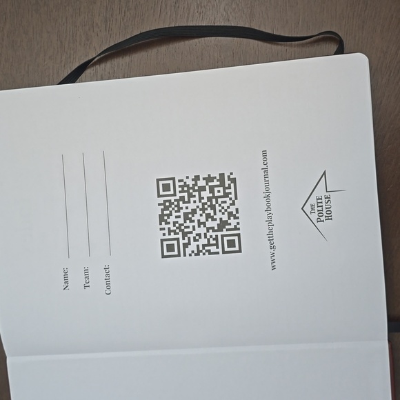 BASKETBALL Brown Leather-like Playbook Journal with Black Elastic New KBA - Picture 3 of 3